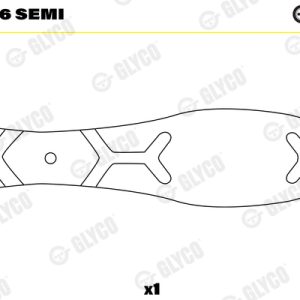 Cuzinet arbore GLYCO 55-3946 SEMI – VW | AutoRival