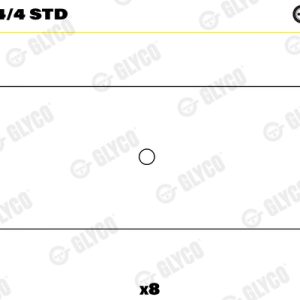 Cuzineti biela GLYCO 71-3694/4 STD – VW | AutoRival