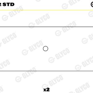 Cuzineti biela GLYCO 71-3732 STD – VW | AutoRival