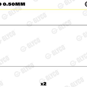 Cuzineti biela GLYCO 71-3930 0.50mm – VW | AutoRival