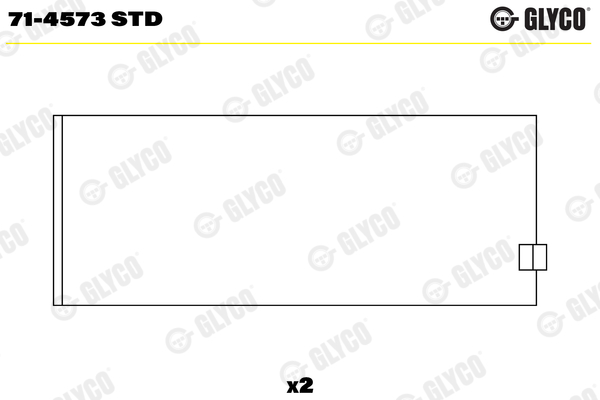 Cuzineti biela GLYCO 71-4573 STD – VW | AutoRival