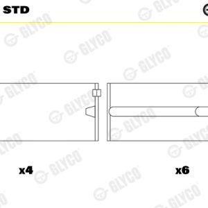 Cuzineti arbore cotit GLYCO H027/5 STD – VW | AutoRival