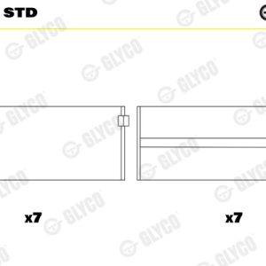 Cuzineti arbore cotit GLYCO H035/7 STD – VW | AutoRival