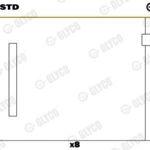 Bucsi ax cu came GLYCO N147/4 STD – VW | AutoRival