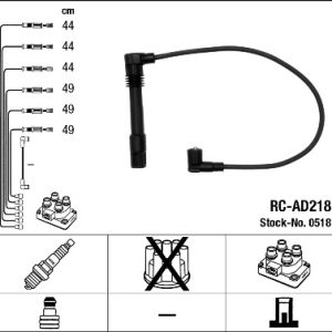 Set cablaj aprindere NGK 0518 – VW | AutoRival