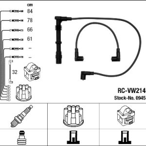 Set cablaj aprindere NGK 0945 – VW | AutoRival
