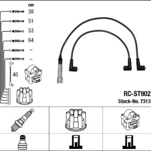 Set cablaj aprindere NGK 7313 – VW | AutoRival