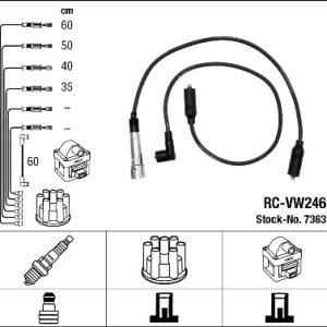Set cablaj aprindere NGK 7363 – VW | AutoRival
