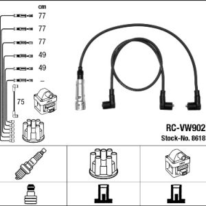 Set cablaj aprindere NGK 8618 – VW | AutoRival