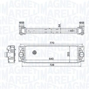 Intercooler compresor MAGNETI MARELLI 351319205050 – VW | AutoRival