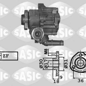 Pompa hidraulica sistem de directie SASIC 7076023 – VW | AutoRival