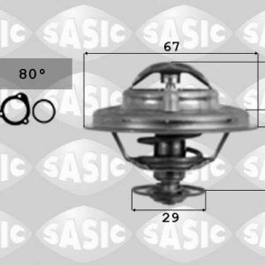 Termostat lichid racire SASIC 9000087 – VW | AutoRival