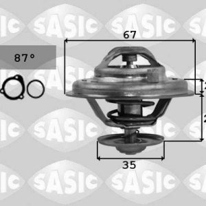 Termostat lichid racire SASIC 9000167 – VW | AutoRival
