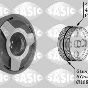 Fulie curea arbore cotit SASIC 9001806 – VW | AutoRival