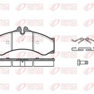 Set placute frana REMSA 0614.00 – VW | AutoRival
