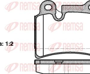 Set placute frana REMSA 1240.00 – VW | AutoRival