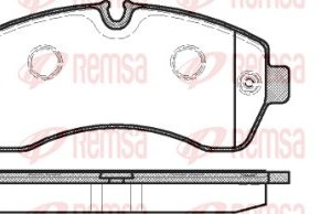 Set placute frana REMSA 1243.00 – VW | AutoRival