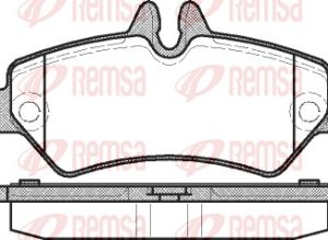 Set placute frana REMSA 1246.00 – VW | AutoRival