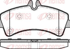 Set placute frana REMSA 1247.00 – VW | AutoRival