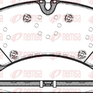 Set placute frana REMSA 1345.00 – VW | AutoRival