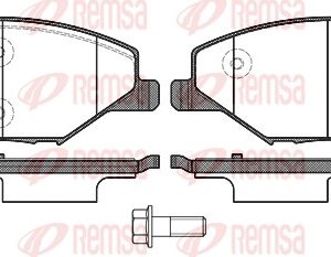 Set placute frana REMSA 1553.00 – VW | AutoRival