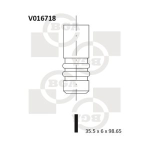Supapa admisie BGA V016718