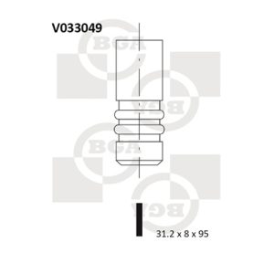 Supapa evacuare BGA V033049