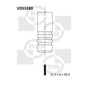 Supapa evacuare BGA V033380