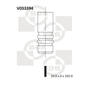 Supapa evacuare BGA V033394