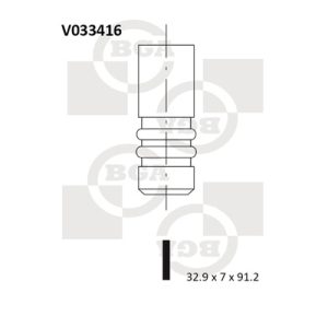 Supapa evacuare BGA V033416