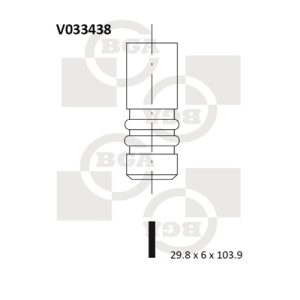 Supapa evacuare BGA V033438
