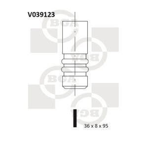 Supapa admisie BGA V039123