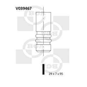 Supapa evacuare BGA V039467
