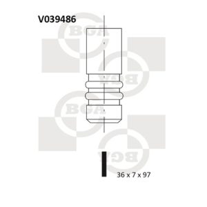 Supapa admisie BGA V039486