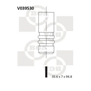 Supapa admisie BGA V039530