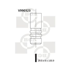 Supapa admisie BGA V990323