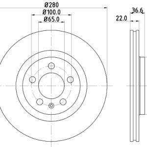 Disc frana DON PCD10132 – VW | AutoRival