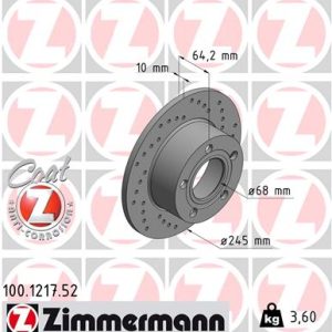 Disc frana ZIMMERMANN 100.1217.52 – VW | AutoRival