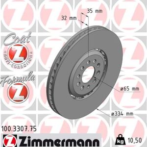 Disc frana ZIMMERMANN 100.3307.75 – VW | AutoRival