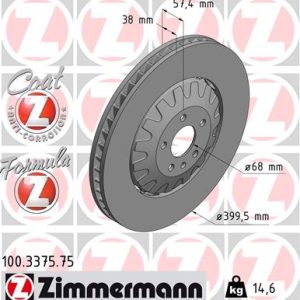 Disc frana ZIMMERMANN 100.3375.75 – VW | AutoRival