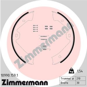 Set saboti frana frana de mana ZIMMERMANN 10990.159.1 – VW | AutoRival