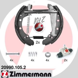 Set saboti frana ZIMMERMANN 20990.105.2 – VW | AutoRival