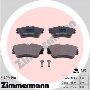 Set placute frana ZIMMERMANN 21479.190.1 – VW | AutoRival