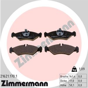 Set placute frana ZIMMERMANN 21621.170.1 – VW | AutoRival