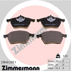 Set placute frana ZIMMERMANN 21848.200.1 – VW | AutoRival