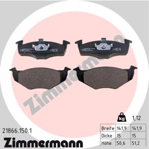 Set placute frana ZIMMERMANN 21866.150.1 – VW | AutoRival