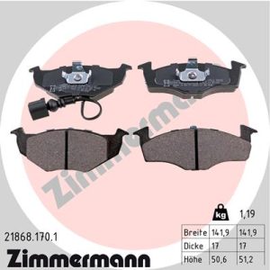 Set placute frana ZIMMERMANN 21868.170.1 – VW | AutoRival