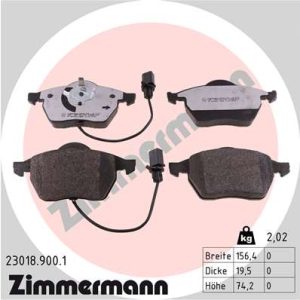 Set placute frana ZIMMERMANN 23018.900.1 – VW | AutoRival