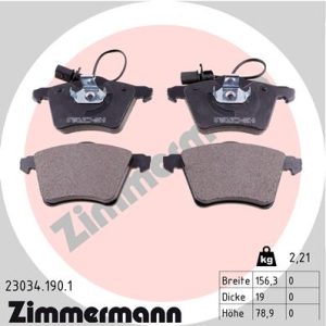 Set placute frana ZIMMERMANN 23034.190.1 – VW | AutoRival