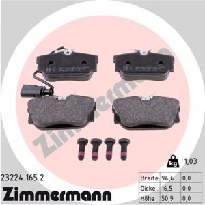Set placute frana ZIMMERMANN 23224.165.2 – VW | AutoRival